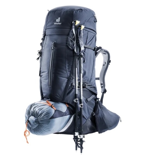 תרמיל מסע לדרום אמריקה דוייטר - Deuter Aircontact X 70+15 כחול