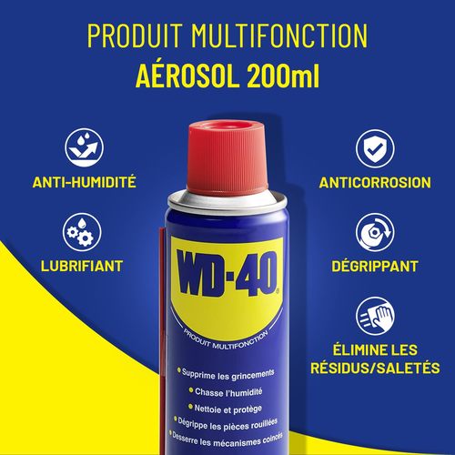 WD40 200ML תרסיס שימון ואחזקה