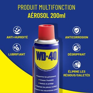 WD40 200ML תרסיס שימון ואחזקה