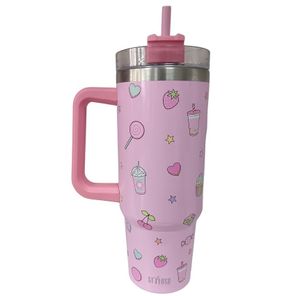 כוס תרמית שומרת קור חום עם קש 900 מ"ל - סטיילוש