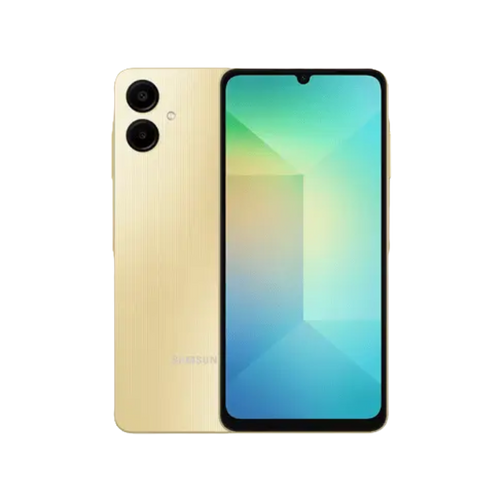 טלפון סלולרי Samsung Galaxy A06 64/4GB, צבע זהב, שנה אחריות
