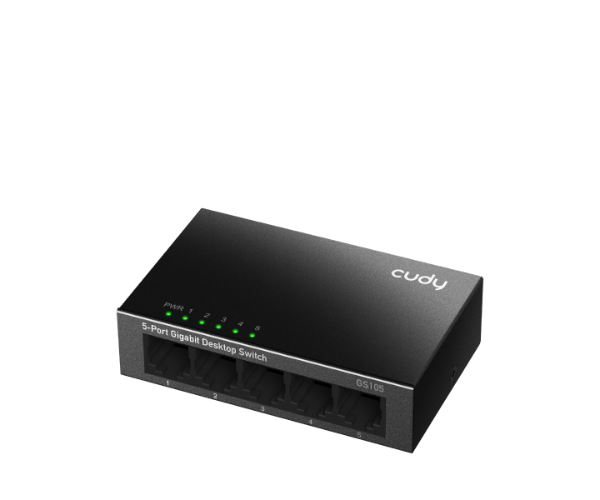 מתג לא מנוהל Cudy GS105 5-Port Gigabit 10/100/1000Mbps Unmanaged Switch