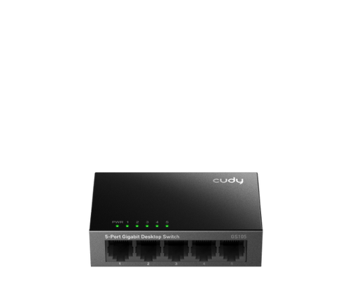 מתג לא מנוהל Cudy GS105 5-Port Gigabit 10/100/1000Mbps Unmanaged Switch