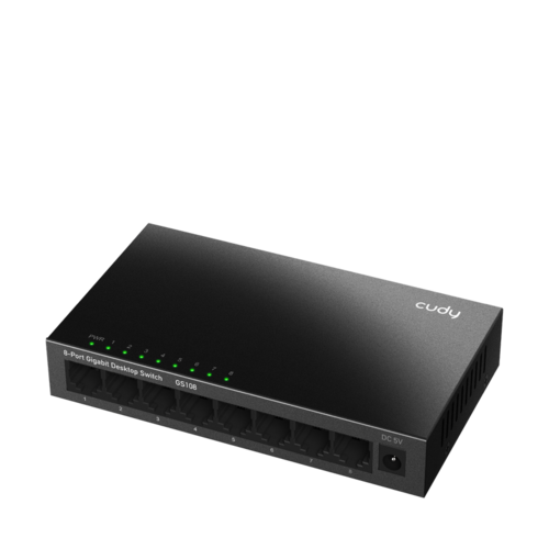 מתג לא מנוהל Cudy GS108 8-Port Gigabit 10/100/1000Mbps Unmanaged Switch