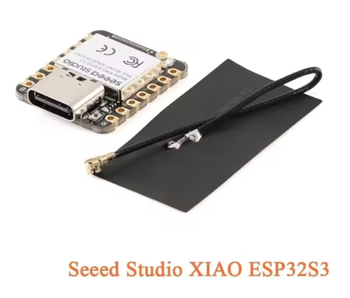 מודול Seeed Studio XIAO ESP32S3-Sense עם מצלמה ומיקרופון ואנטנה