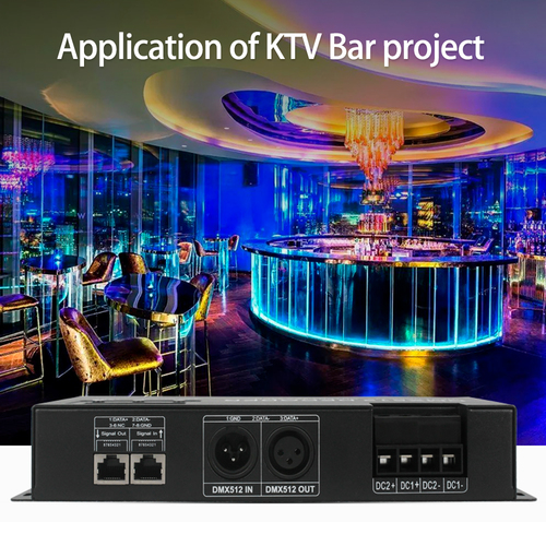 מפענח  DMX512 RGB  24ch decoder  