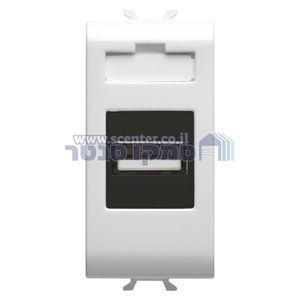 שקע טעינה 1 מודול Gewiss Chorus usb 2A