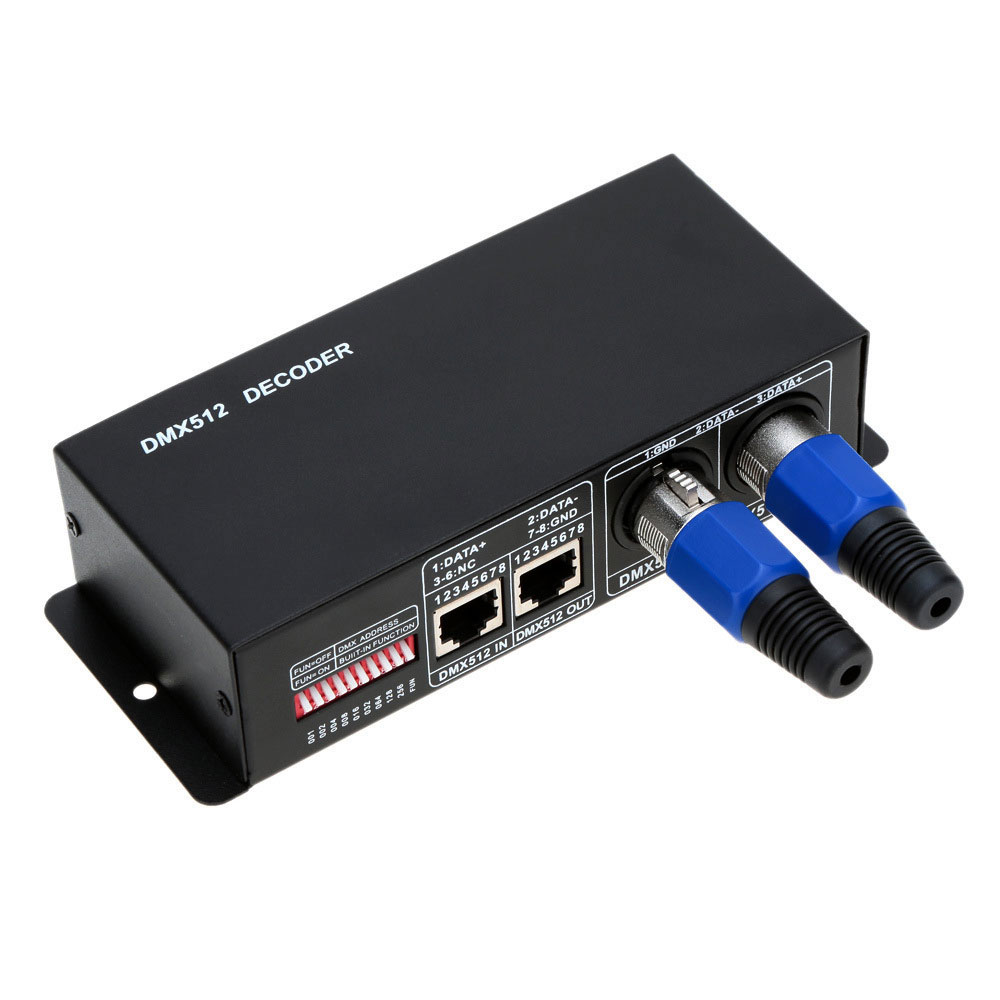 מפענח DMX512 RGBW  4ch decoder
