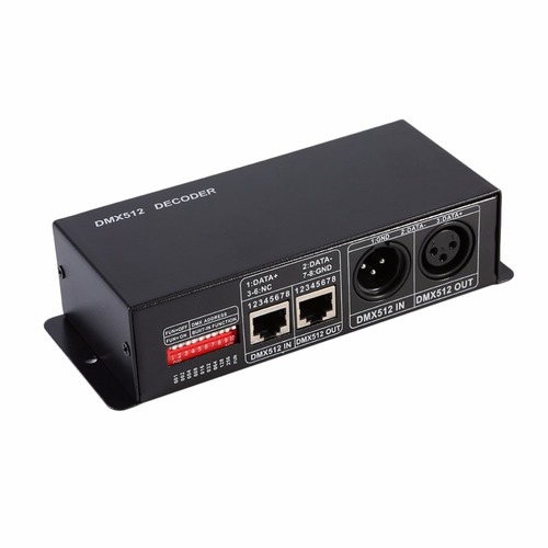 מפענח DMX512 RGBW  4ch decoder