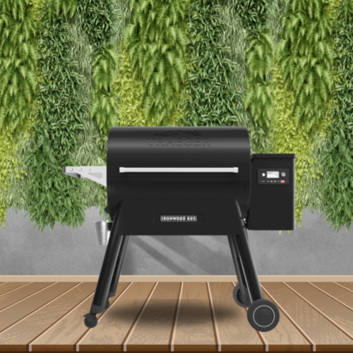  מעשנת בשר וגריל בשר דגם איירונווד – Traeger Ironwood 885 