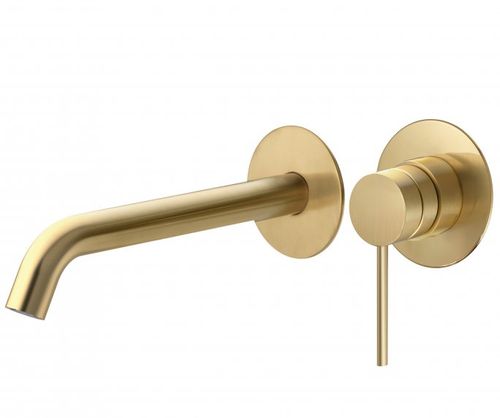ברז קיר פיה מקוצרת דגם אייס גוון זהב מוברש 308203GS חמת