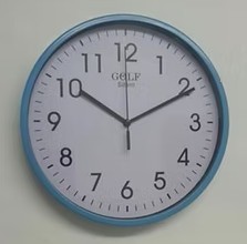 שעון קיר גולף תכלת GOLF  3827-4 