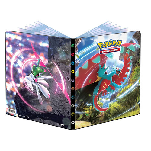 אלבום לקלפי פוקימון 9*9 Ultra Pro Pokemon Supplies - 9 Pocket Portfolio - ROARING MOON & IRON VALIANT (Holds 252 Cards)