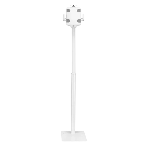 מעמד טאבלט רצפתי LUMI PAD33-01 פתרון מקצועי לתצוגה בטוחה - לבן