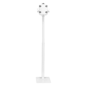 מעמד טאבלט רצפתי LUMI PAD33-01 פתרון מקצועי לתצוגה בטוחה - לבן