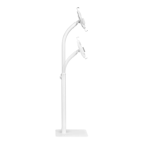 מעמד טאבלט רצפתי LUMI PAD33-01 פתרון מקצועי לתצוגה בטוחה - לבן