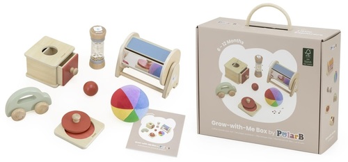 מארז 6 צעצועי עץ Grow with me box ויגה