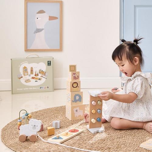 מארז 6 צעצועי עץ Grow with me box ויגה