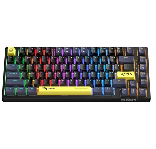 מקלדת גיימינג מכאנית מוארת Onikuma G52