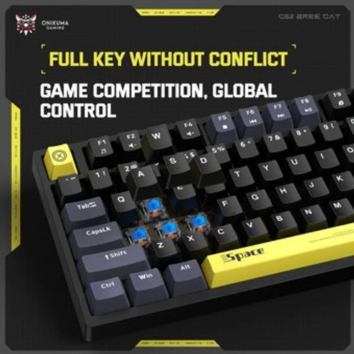 מקלדת גיימינג מכאנית מוארת Onikuma G52