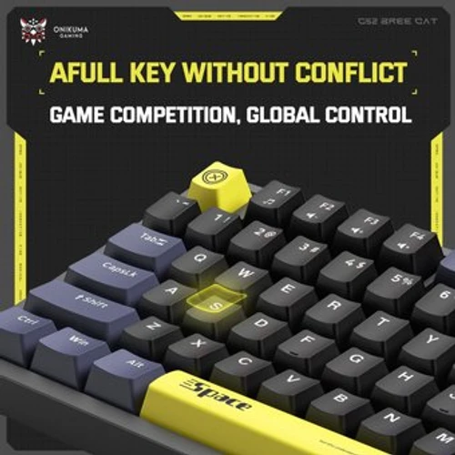 מקלדת גיימינג מכאנית מוארת Onikuma G52