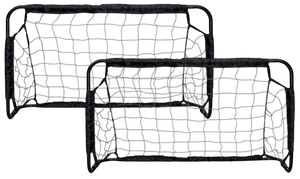 זוג שערי כדורגל / קט-רגל ממתכת