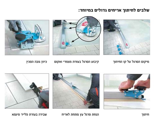 סט חיתוך קרמיקה מתקפל 112312-002 – עד 330 ס