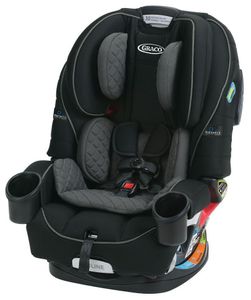 כיסא בטיחות משולב בוסטר 4 ב 1 4EVER עם הגנה היקפית TrueShield - שחור ION