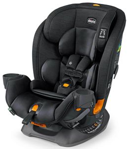 כיסא בטיחות משולב בוסטר וואן פיט OneFit רב שלבי מלידה ועד גיל 10 בדי קלירטקס - שחור Obsidian