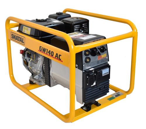 רתכת גנרטור Shatal GW140AC עם מנוע HONDA GX270 140 אמפר AC ויציאת חשמל 5000W לעבודות ריתוך מקצועיות בשטח
