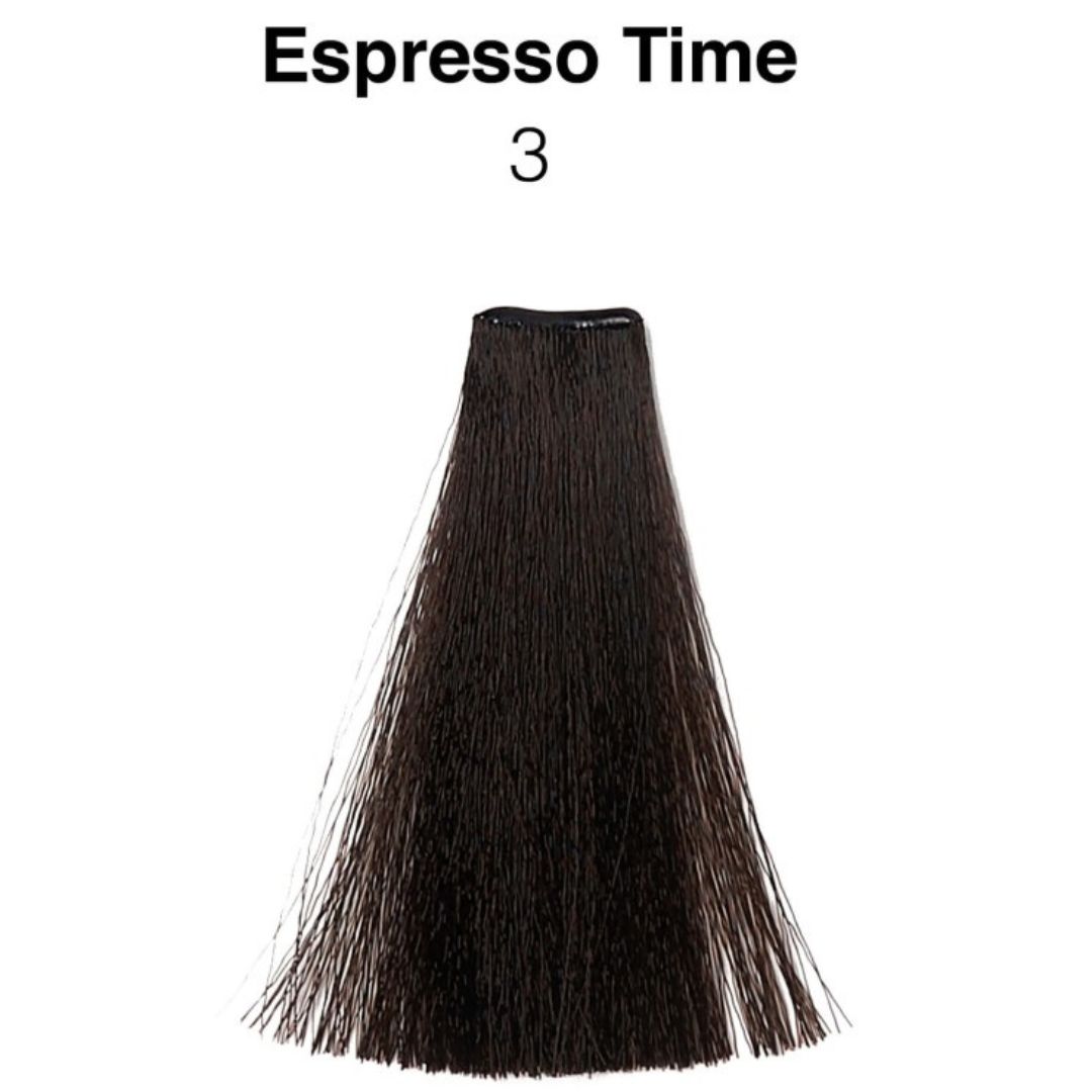 צבע לשיער מס` 3  - Dark Brown  צבע שיער טבעוני ב 10 דקות! Nouvelle נובל 60 מ"ל