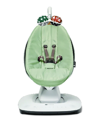 ממרו mamaroo מפוארת צבע ירוק מרווה - דגם 5.0 נדנדה לתינוק בטכנולוגיה מתקדמת, אפשרות חיבור לבלוטוס, עם 5 תנועות נדנוד יחודיות.