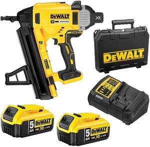 אקדח מסמרים מקצועי ללא גז 18V XR DCN890M2T סוללות 4AH תוצרת DEWALT