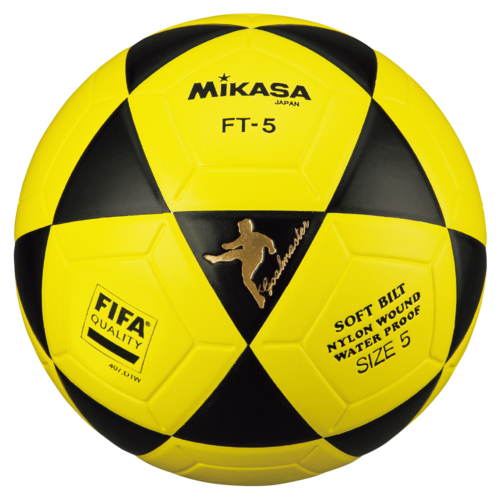 כדור קט רגל mikasa (צהוב שחור)