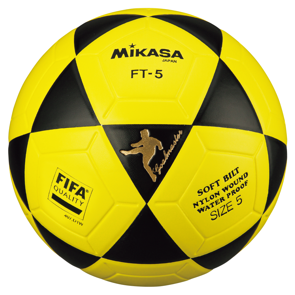 כדור קט רגל mikasa (צהוב שחור)
