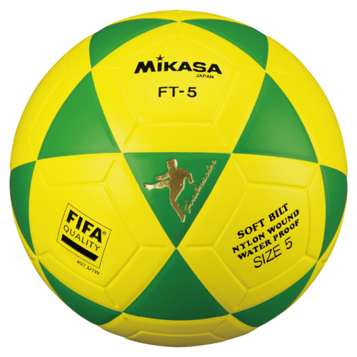 כדור קט רגל mikasa (צהוב ירוק)