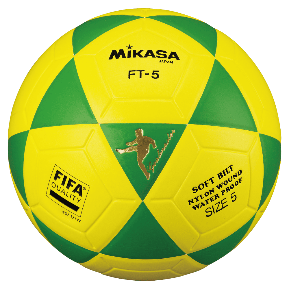 כדור קט רגל mikasa (צהוב ירוק)
