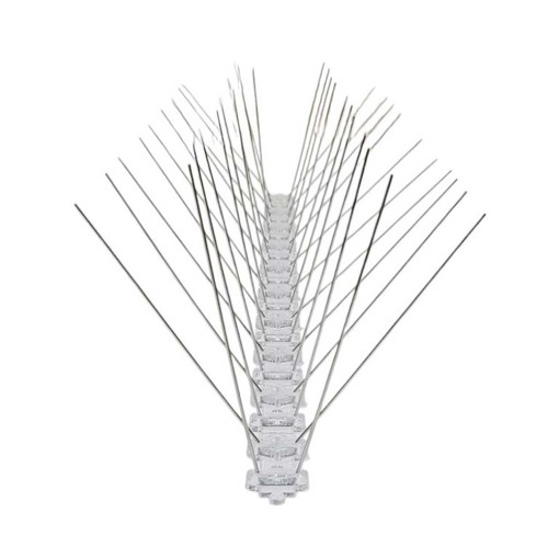 דוקרן להרחקת יונים בצורת W-4 - בסיס פוליקרבונט קוצים מנירוסטה - יחידה