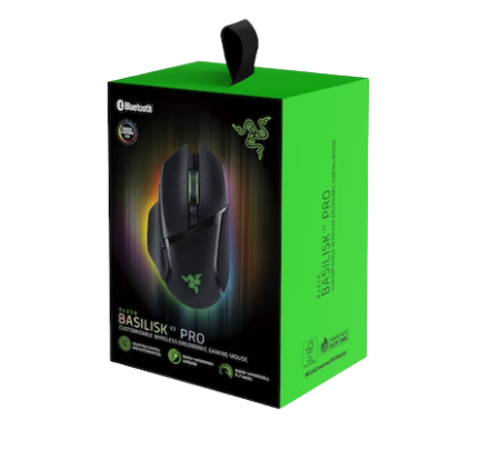 עכבר אלחוטי Basilisk V3 PRO בצבע שחור