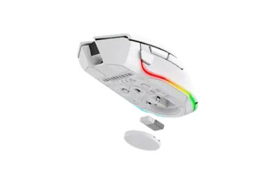 עכבר אלחוטי Basilisk V3 PRO בצבע לבן
