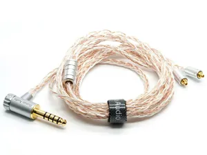iBasso CB12s 4.4mm כבל אוזניות MMCX עם מתאם 4.4 מ"מ מאוזן