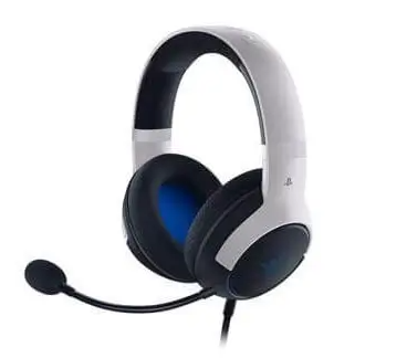 אוזניות גיימינג Kaira X PS5/4 שחור/לבן