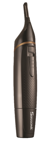 קוצץ שיער לאף ולאוזניים מבית SASSONIC ססוניק דגם ESE027 נוח לשימוש