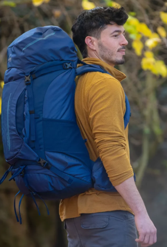 תרמיל טיולים Openland 65L כחול - Outdoor Revolution 