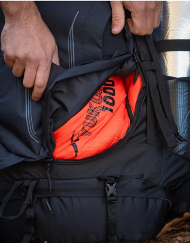 תרמיל טיולים Openland 65L שחור - Outdoor Revolution 