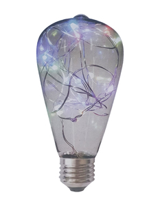 ליבון אגסי (713) LED RGB E27 2W ST64