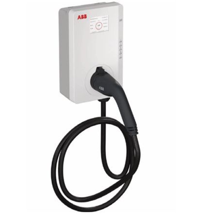 עמדת טעינה חכמה ABB 22KW SMART עם כבל ומסך