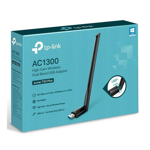 כרטיס TP-Link ARCHER T3U PLUS 1300MBP USB