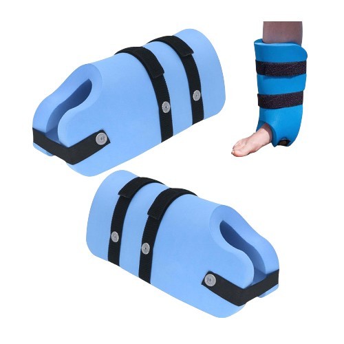 זוג מצופי רגליים לטיפול במים וללימוד שחייה