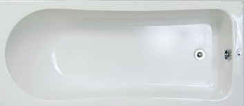 אמבטיה אקרילית 160/70 MTI-92 מעוגלת לבן מבריק 